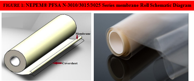 Membrane cellulaire de carburant pour véhicules à moteur, N30x,